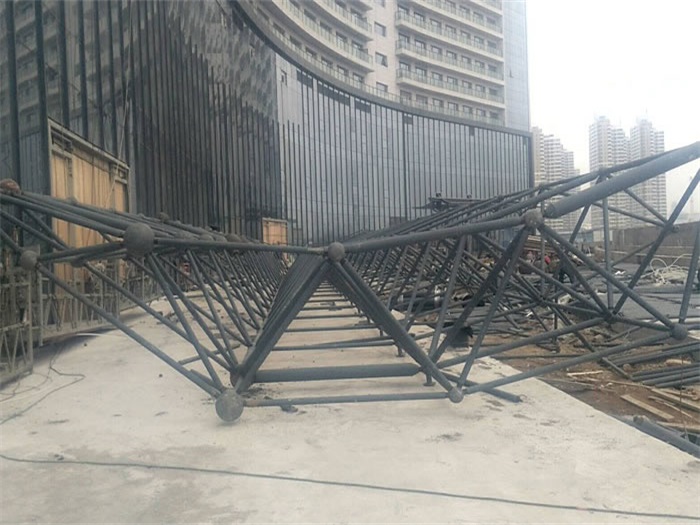 珲春万豪酒店雨棚网架